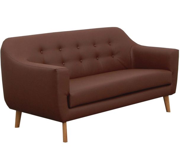 Canapé Alix 2 places enduit PVC non feu M1