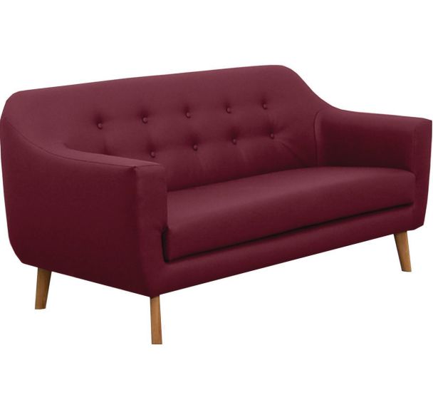 Canapé Alix 3 places enduit PVC non feu M1