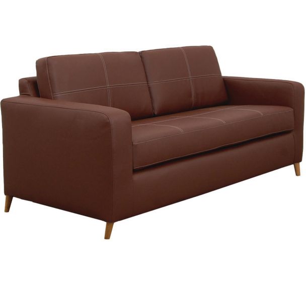 Canapé Colorado PVC non classé au feu pied bois