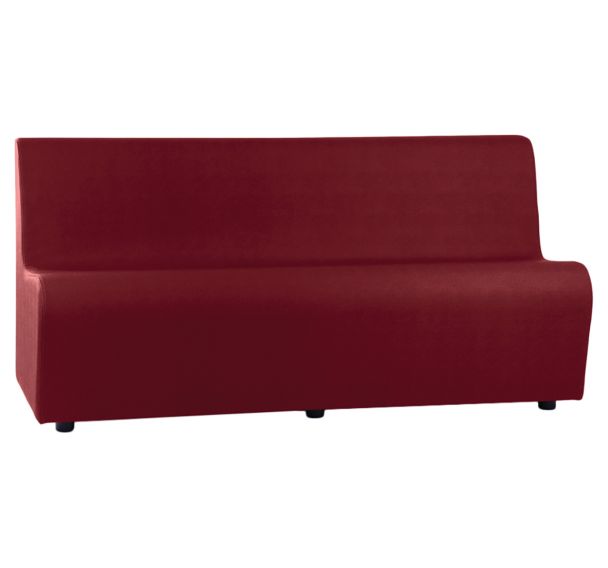 Canapé Ergo 4 places tissu simili cuir Spouf
