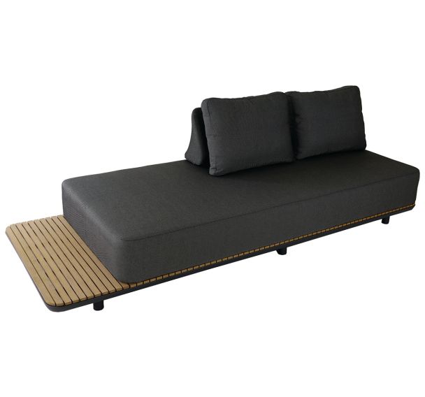 Canapé Freedom lames composite/alu - anthracite/graphite