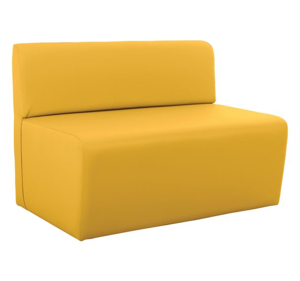 Canapé Leaf 2 places tissu simili cuir Spouf