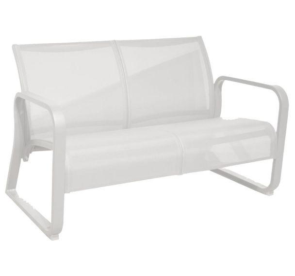 Canapé Quenza II Alu/Tpep blanc