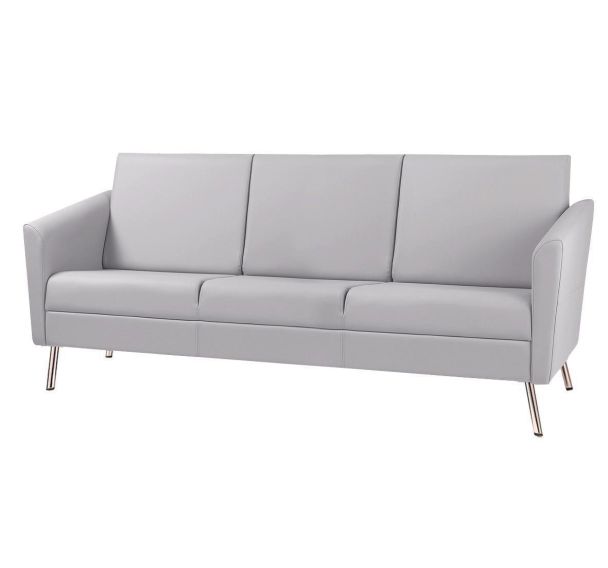 Canapé Wind 3 places dossier haut pied métal tissu polyester100% recyclé GGI