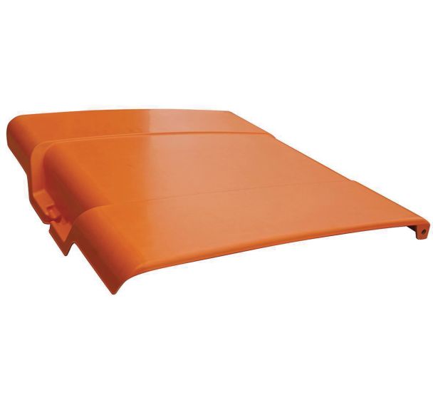 Capot orange pour Station Easy Mobil - 210 Litres