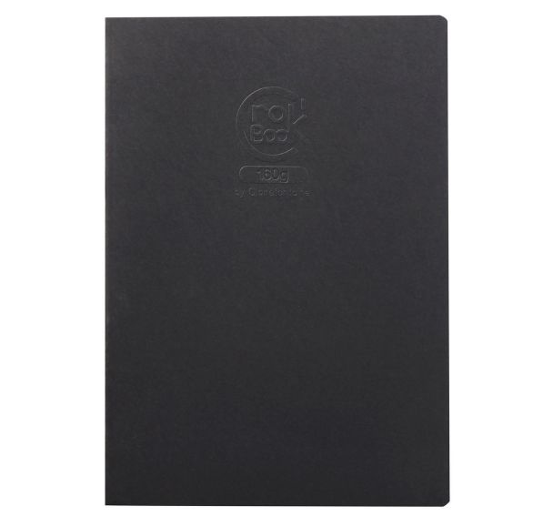 Carnet Crok'Book 160g noir - Clairefontaine
