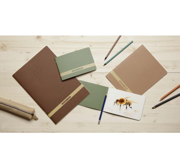 Carnet Crok'Book 90g papier ivoire - Clairefontaine