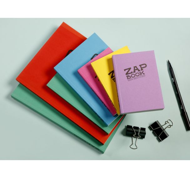 Carnet Zap Book 80g encollé assortiment 2 - Clairefontaine