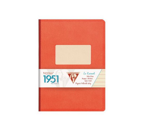 Carnet brochure collection 1951 A5 Ligné 192p - Clairefontaine