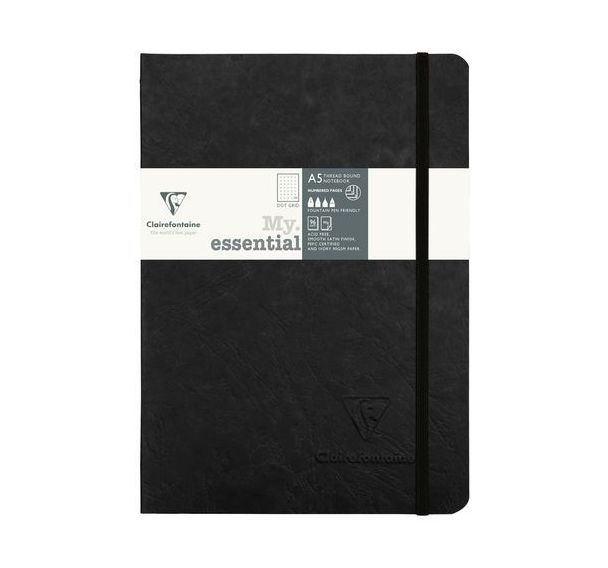 Carnet brochure cousue age bag A5 dot 129 pages - Clairefontaine