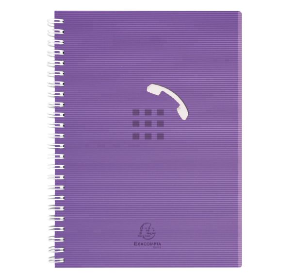 Carnet d'adresses Linicolor - Lot de 5 assortis - Exacompta