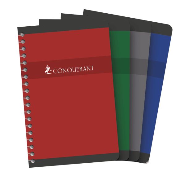 Carnet hélicoïdal 100 pages 11x17 cm NF 76 5x5 70g