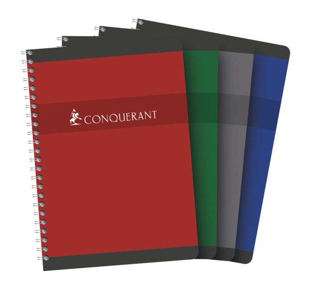 Carnet hélicoïdal 180 pages 14,8x21 cm NF 78 5x5 70g
