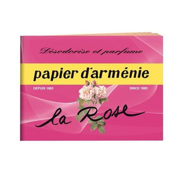 Carnet papier d'Arménie - Parfum rose