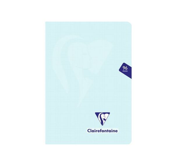 Carnet piqué 14,8cmx21cm Mimesys Pastel 96p - Clairefontaine
