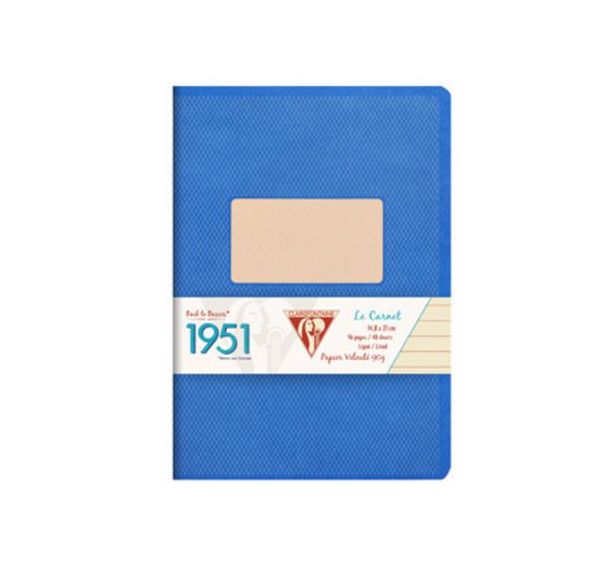 Carnet piqué collection 1951 A5 Ligné 96p - Clairefontaine