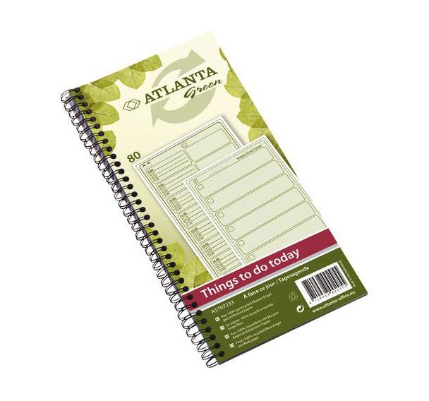 Carnet recyclé ''à faire ce jour''