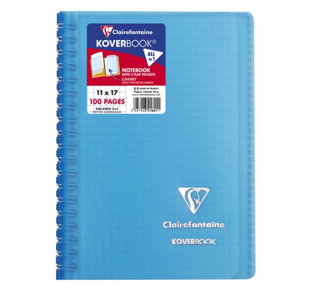 Carnet reliure intégrale enveloppante Koverbook - Clairefontaine