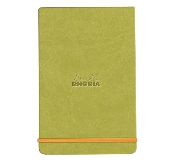 Carnet verticale rigide ligné 14,8 x 21 cm - Rhodia