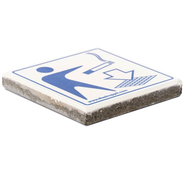 Carreau signal pour cendrier DropPit