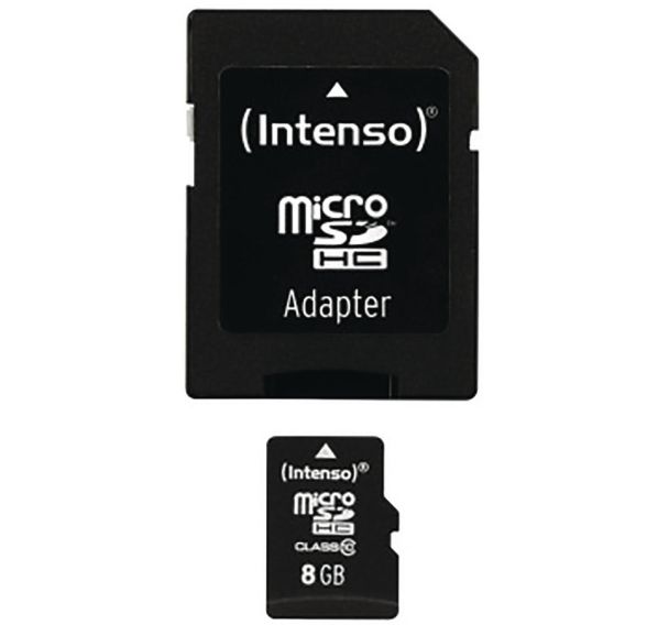 Carte Micro SDHC 8Go Class 10 - Intenso