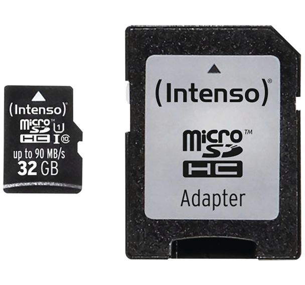 Carte MicroSDHC 32 Go UHS-I Professional Class 10 - Intenso