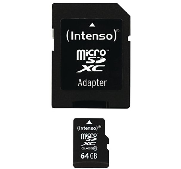 Carte MicroSDXC 64Go Class 10 - Intenso