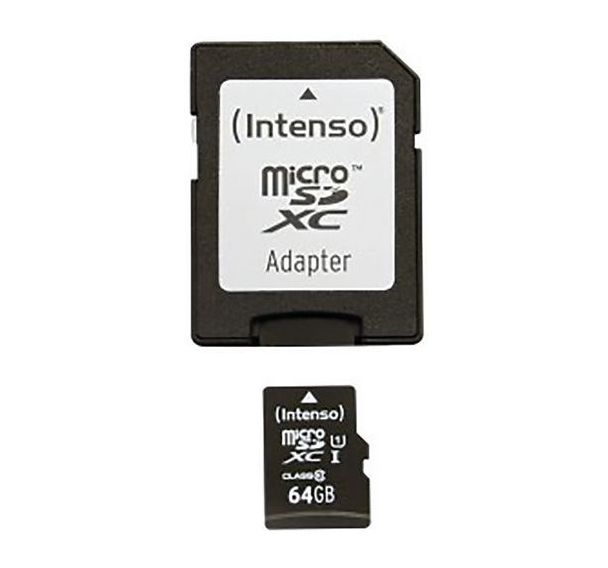 Carte MicroSDXC 64 Go UHS-I Class 10 - Intenso