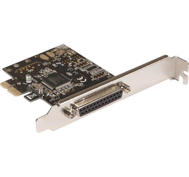 Carte PCI-Express 1X - 1 port Imprimante Parallèle DB25