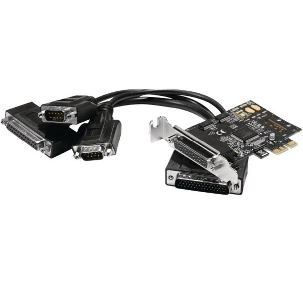 Carte PCI-Express 1X - 2xRS232 + 1xParallèle