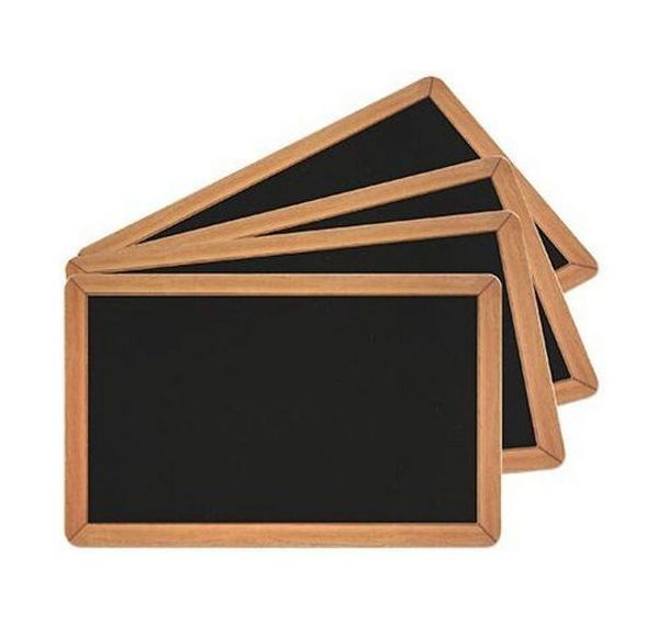 Carte PVC pré-imprimées effet ardoise - brillant