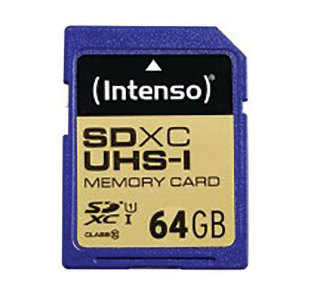 Carte SDHC 64 Go UHS-I Class 10 - Intenso