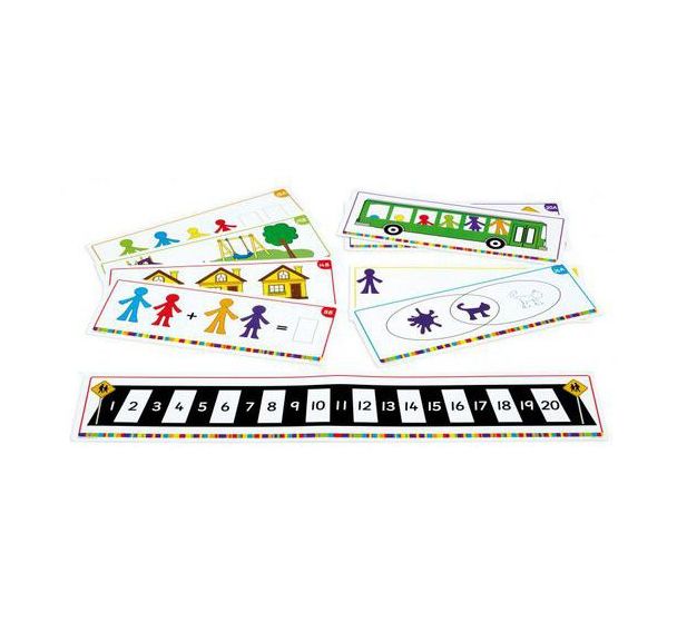 Carte d'activités de la famille à compter