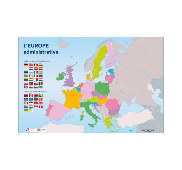 Carte muette Europe administrative