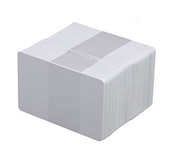 Carte vierge PVC - blanc