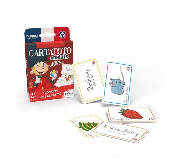 Cartes anglais Cartatoto