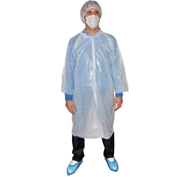 Carton de 100 kits visiteur/blouse,bonet,masque,surchaussure