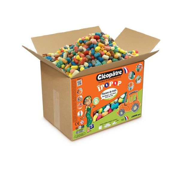 Carton de 2000 Flocons de mais Ipopop