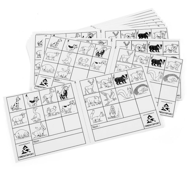 Cartons de contrôle animaux