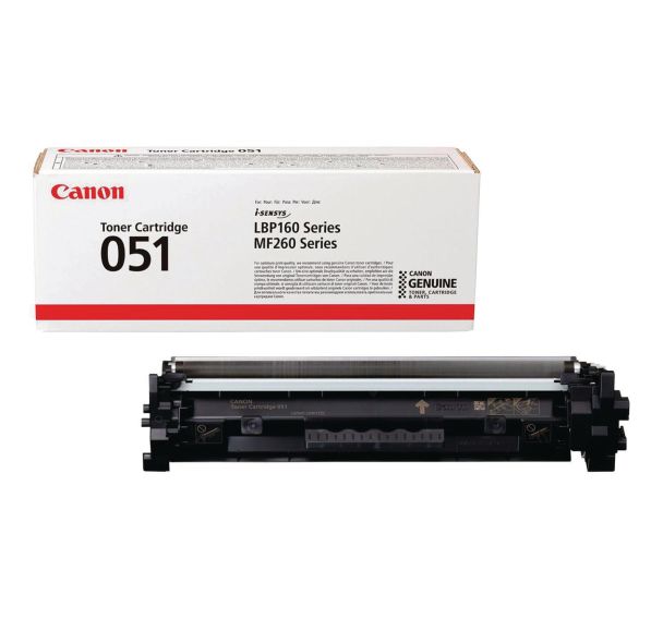 Cartouche Toner Canon 051 original laser noir- 1700 pages