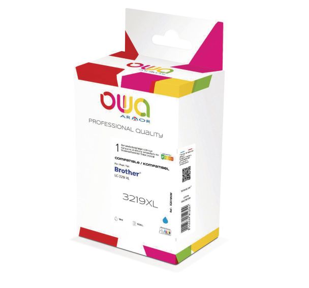 Cartouche d'encre LC3219 XL haute capacité compatible Brother - Owa