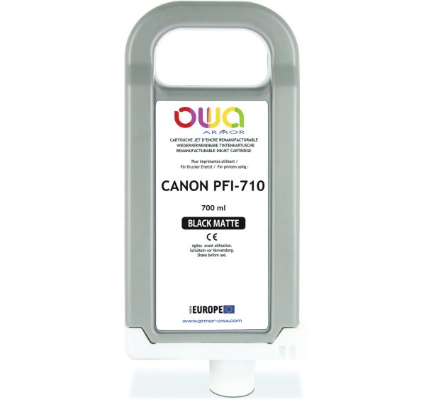 Cartouche d'encre large format remanufacturée Canon PFI710 - OWA