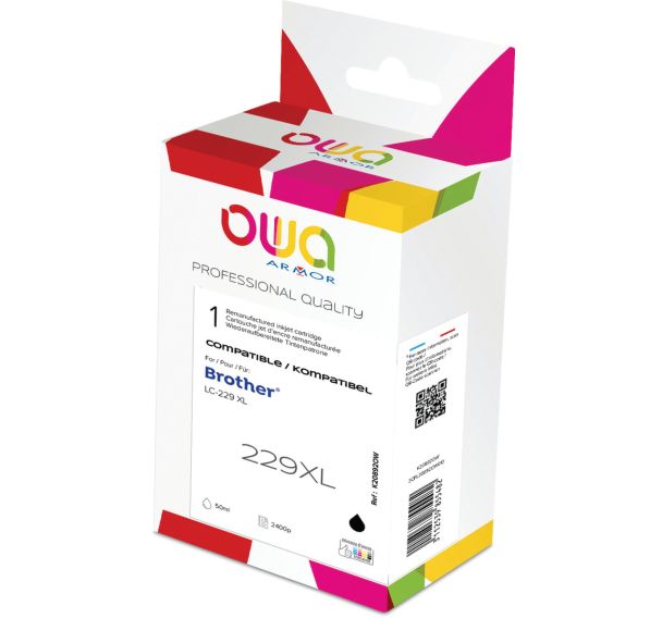 Cartouche d'encre remanufacturée BROTHER LC229XL - Noir