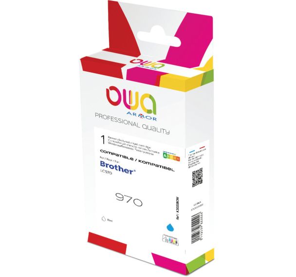 Cartouche d'encre remanufacturée Brother LC970 - Owa