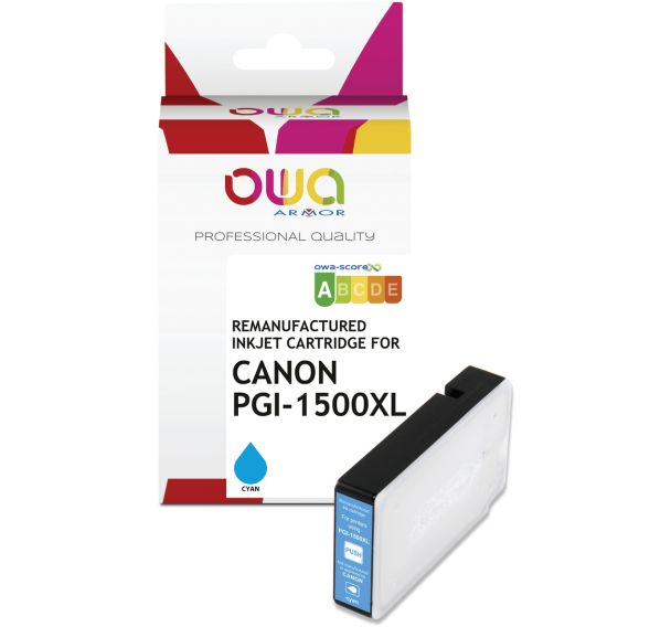 Cartouche d'encre remanufacturée CANON PGI-1500XL - OWA