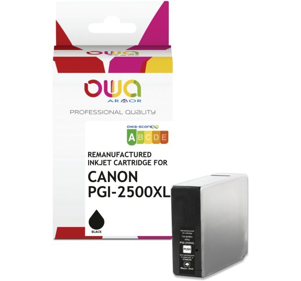 Cartouche d'encre remanufacturée CANON PGI-2500XL - OWA