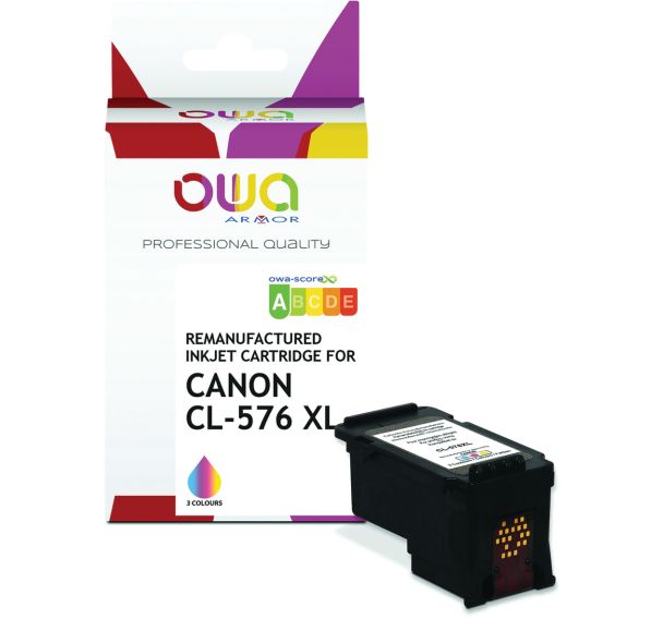 Cartouche d'encre remanufacturée Canon 5441C001 - 3 couleurs