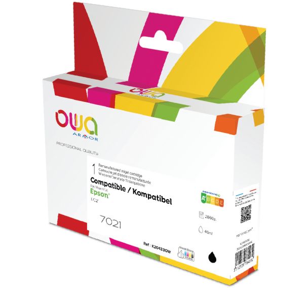 Cartouche d'encre remanufacturée EPSON T702 - OWA