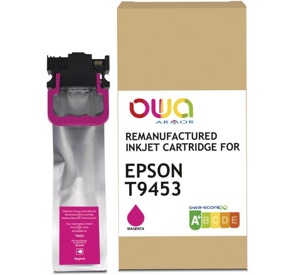 Cartouche d'encre remanufacturée EPSON T9453 - OWA