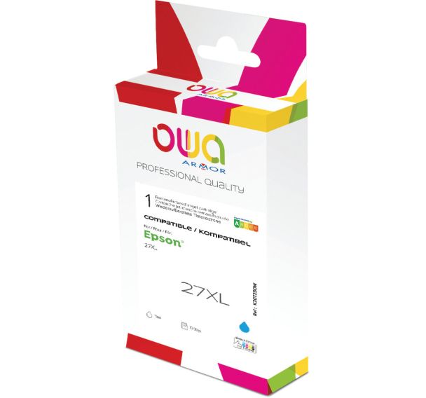 Cartouche d'encre remanufacturée Epson 27XL - Owa